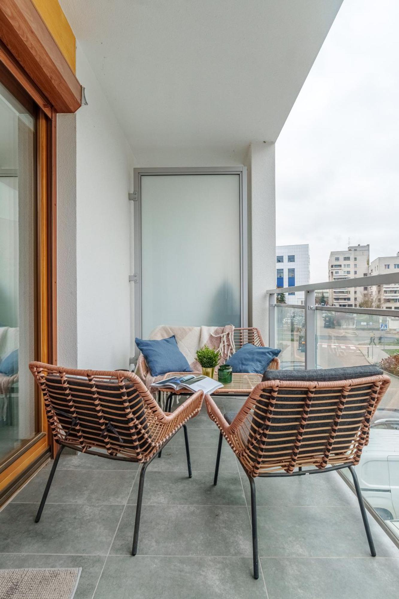 Apartament Piekny Bobrowiecka Z Balkonem Warszawa